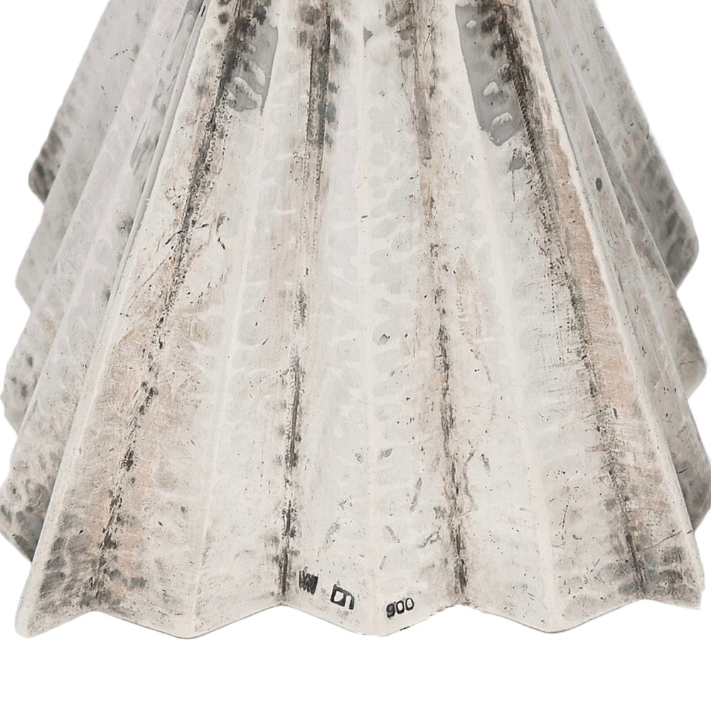 
                      
                        Macklowe Gallery Josef Hoffmann Hammered Silver Centerpiece and Pair of Vases
                      
                    