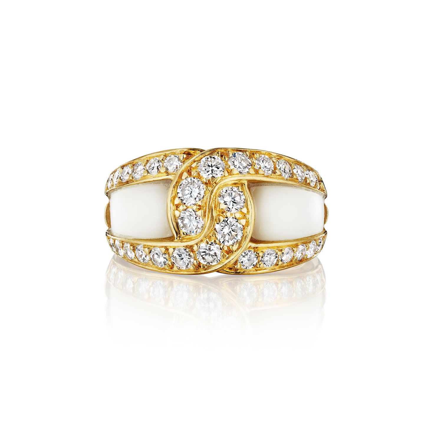 Macklowe Gallery Van Cleef & Arpels Paris Mother-of-Pearl Ring