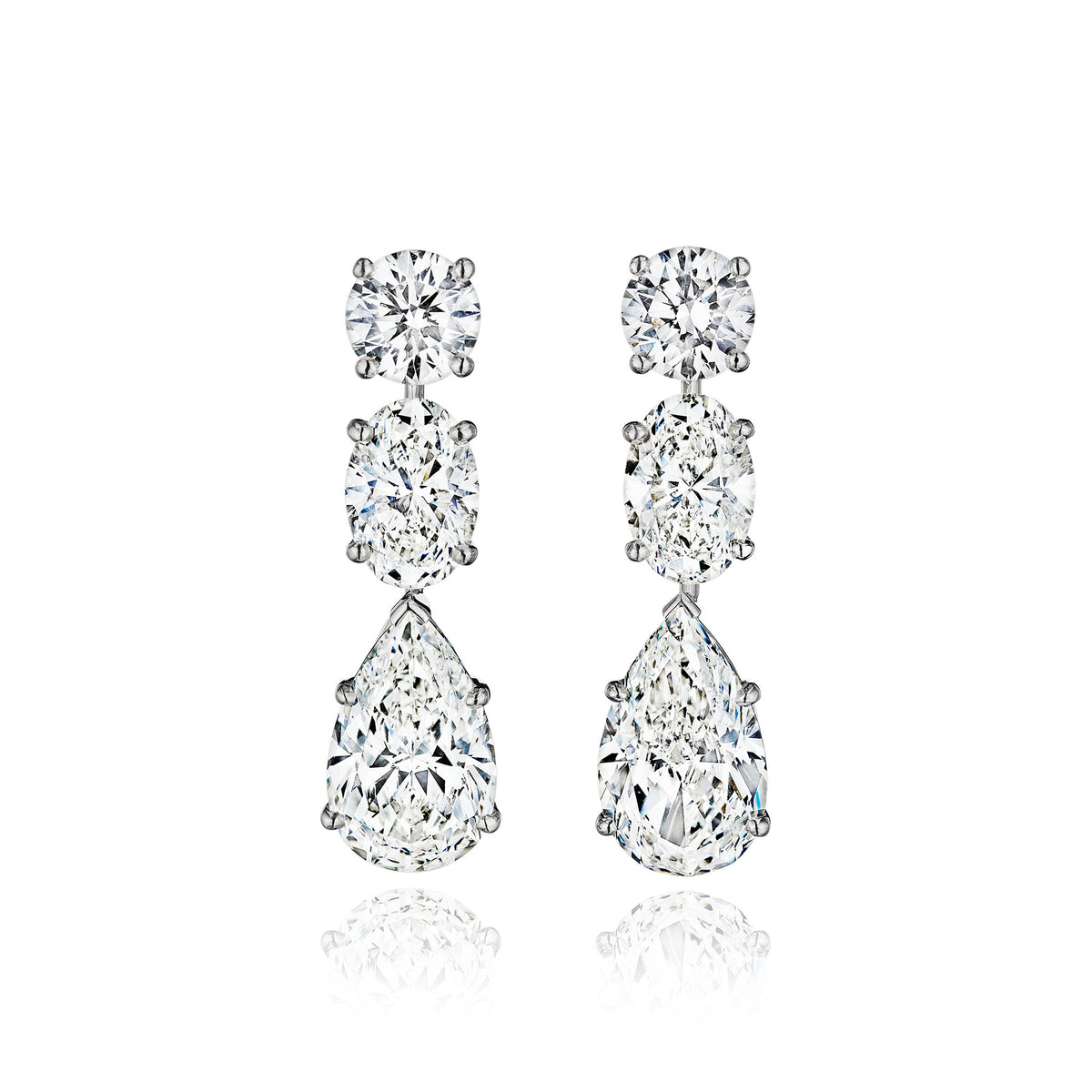 Macklowe Gallery Tiffany & Co. Diamond Drop Earrings