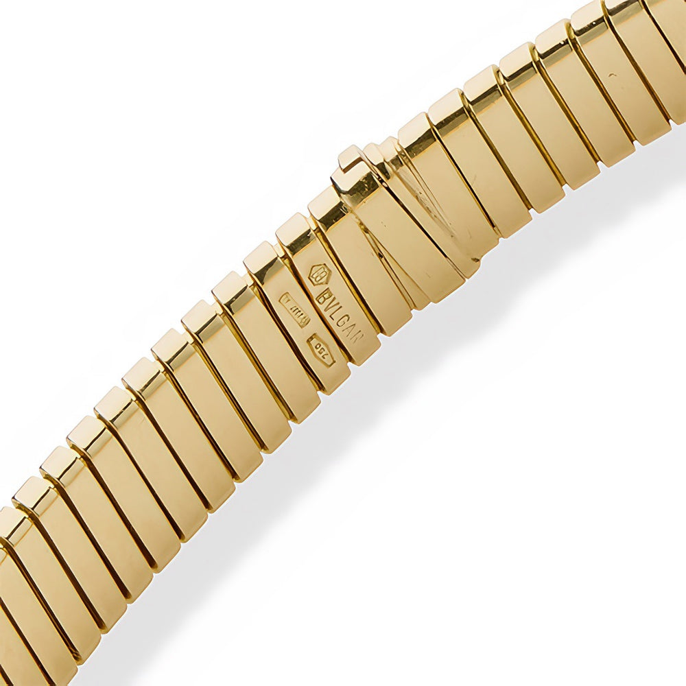
                      
                        Macklowe Gallery Bulgari 18K Gold Tubogas Necklace
                      
                    