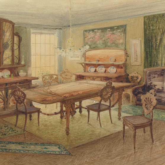 
                      
                        Macklowe Gallery Émile Gallé Pair of "Ombelle" Side Chair
                      
                    