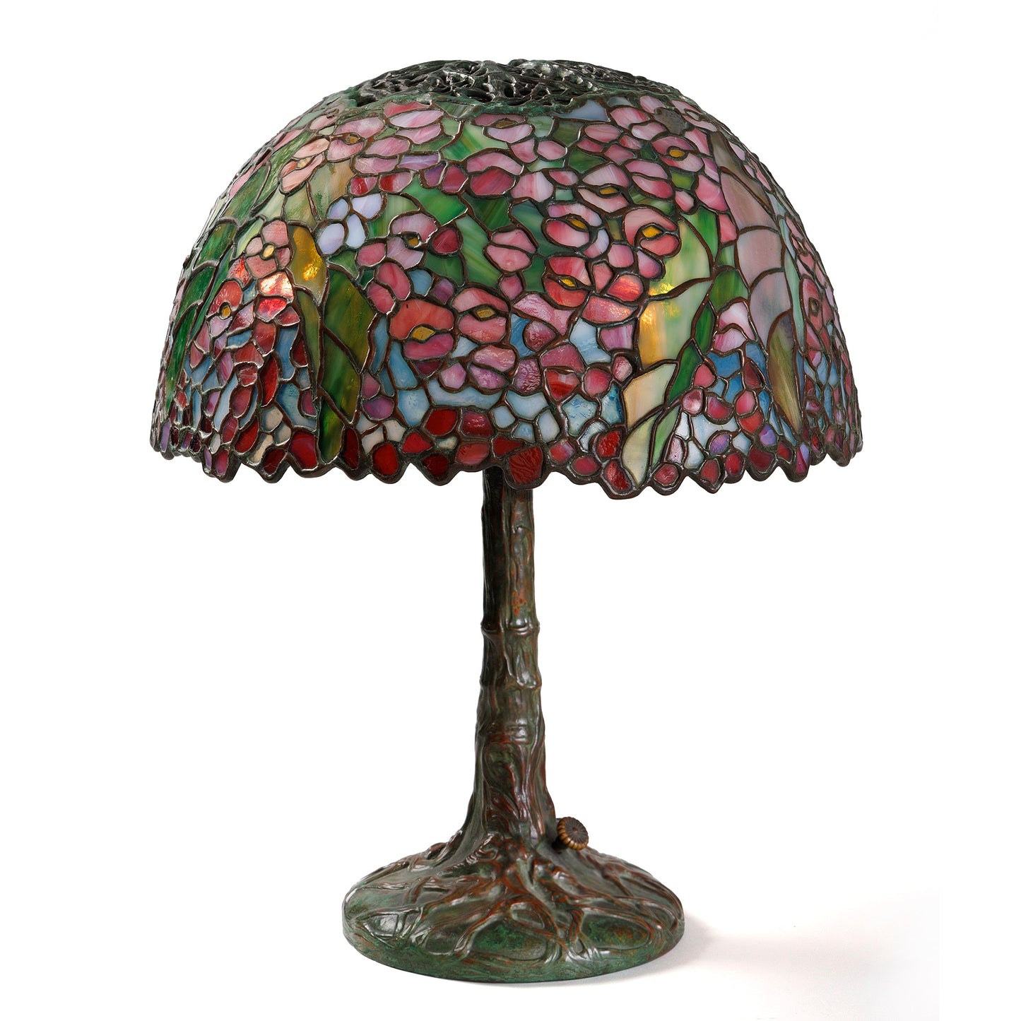 Macklowe Gallery Tiffany Studios New York "Pony Begonia" Table Lamp