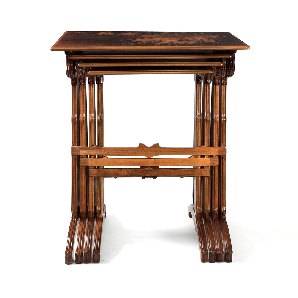 
                      
                        Macklowe Gallery Émile Gallé Set of Four Nesting Tables
                      
                    