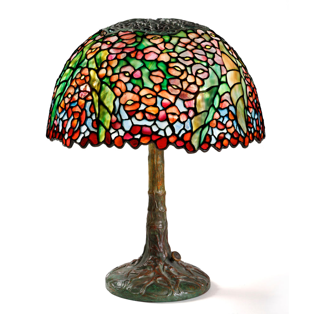 Macklowe Gallery Tiffany Studios New York "Pony Begonia" Table Lamp