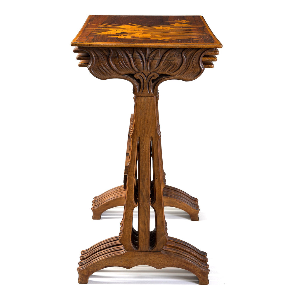 
                      
                        Macklowe Gallery Émile Gallé Set of Four Nesting Tables
                      
                    