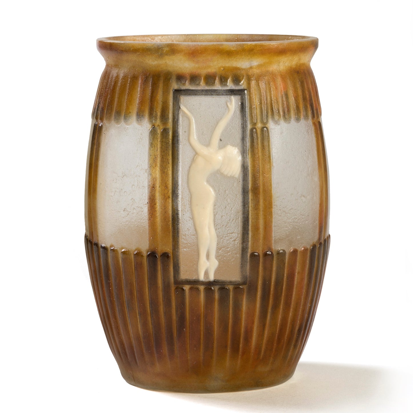 Macklowe Gallery Gabriel Argy-Rousseau "Eurythmics" Pâte-de-verre Vase