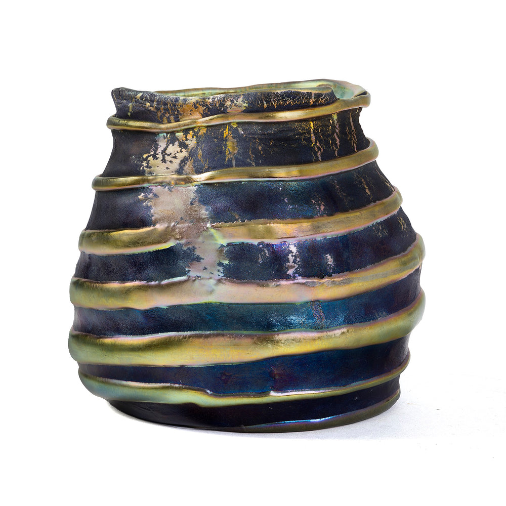 Macklowe Gallery Louis Comfort Tiffany "Lava" Favrile Vase