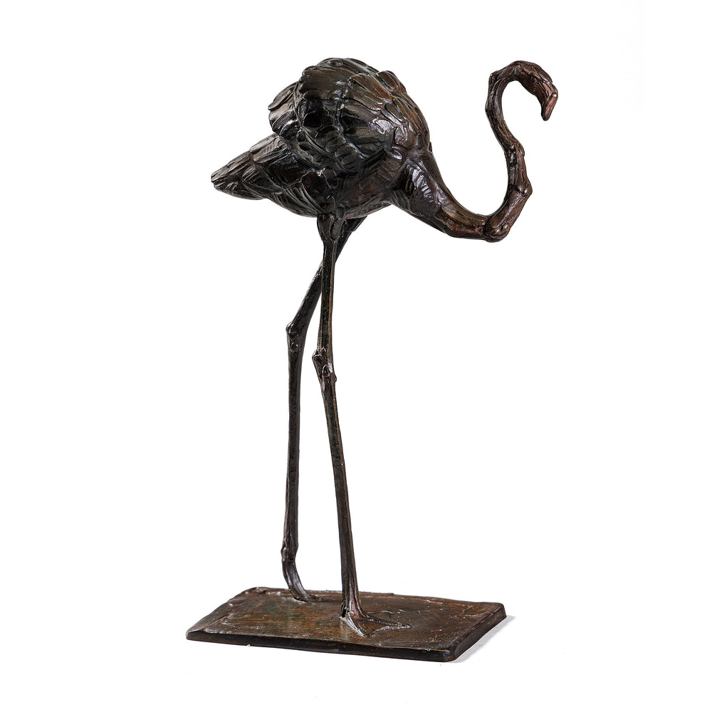 Macklowe Gallery Rembrandt Bugatti "Flamant en Marche" Bronze Sculpture