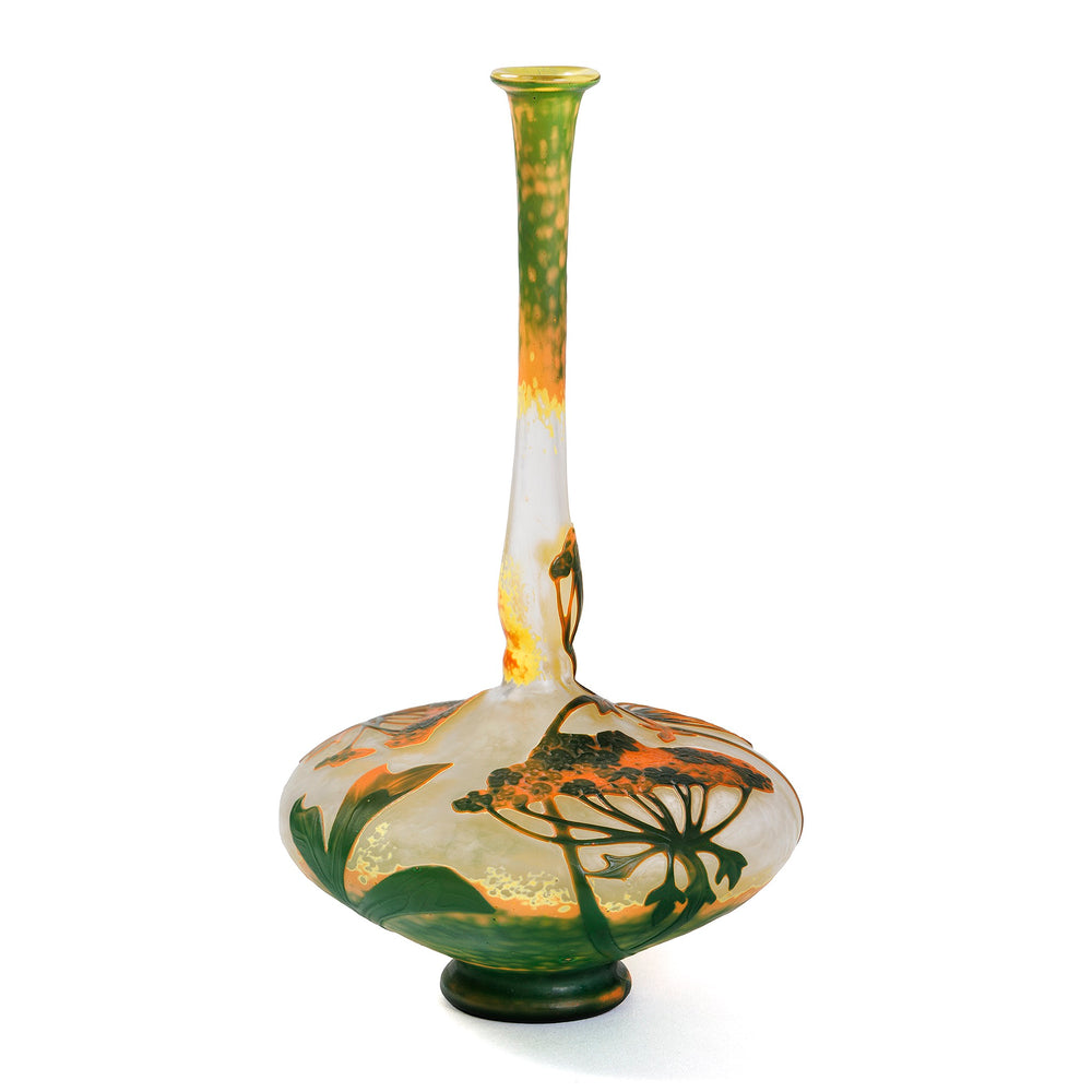 
                      
                        Macklowe Gallery Daum Nancy "Berce des Prés" Cameo Glass Vase
                      
                    