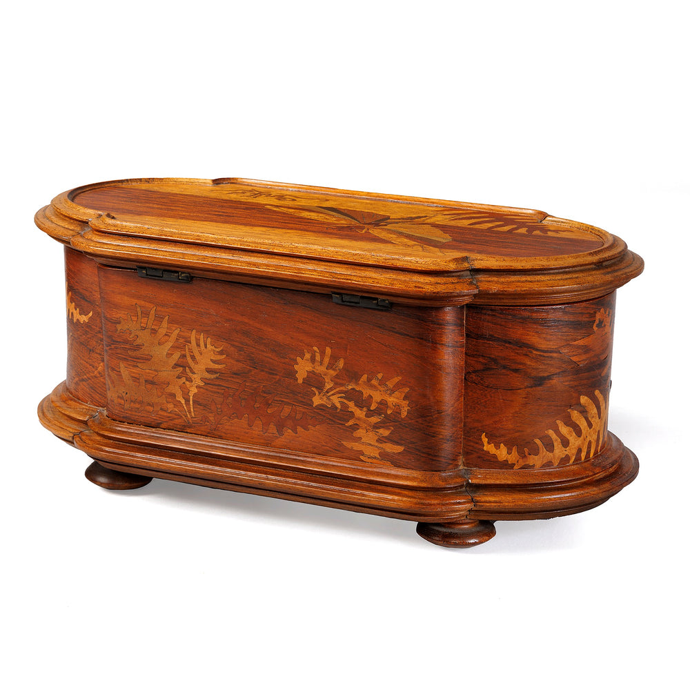 
                      
                        Macklowe Gallery Émile Gallé Marquetry "Mayfly and Ferns" Coffret
                      
                    