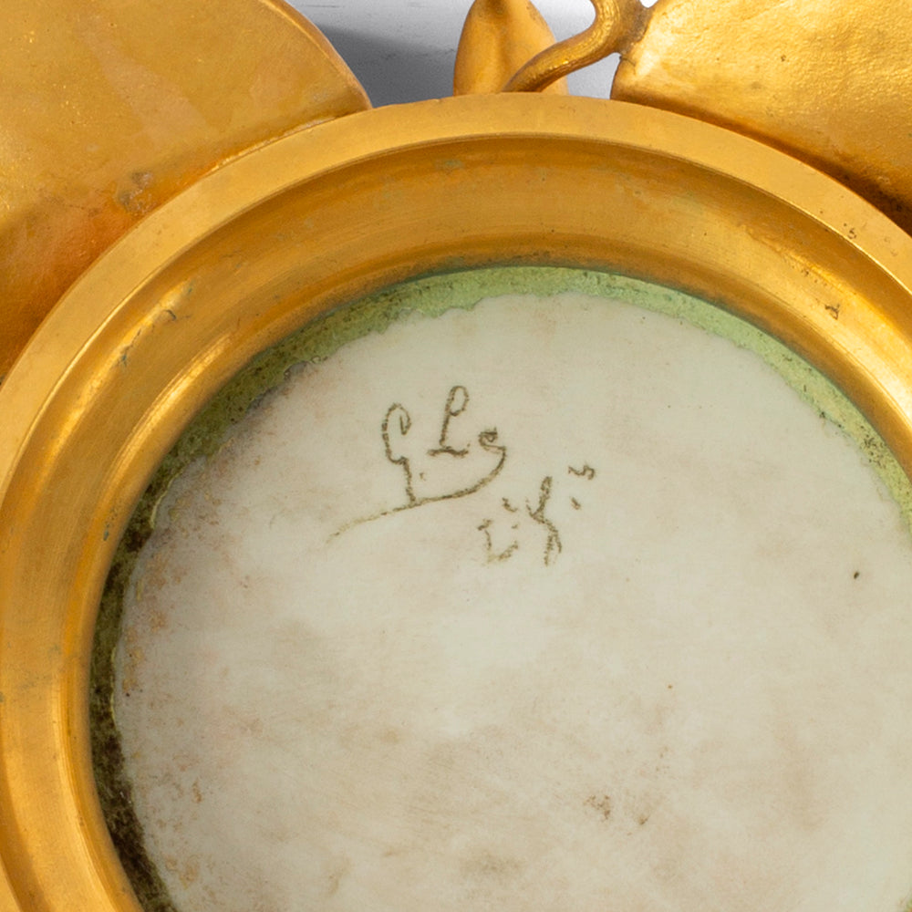 
                      
                        Macklowe Gallery Louis Chalon "Libellule" Enamel, Gilt Bronze, and Ceramic Vase
                      
                    