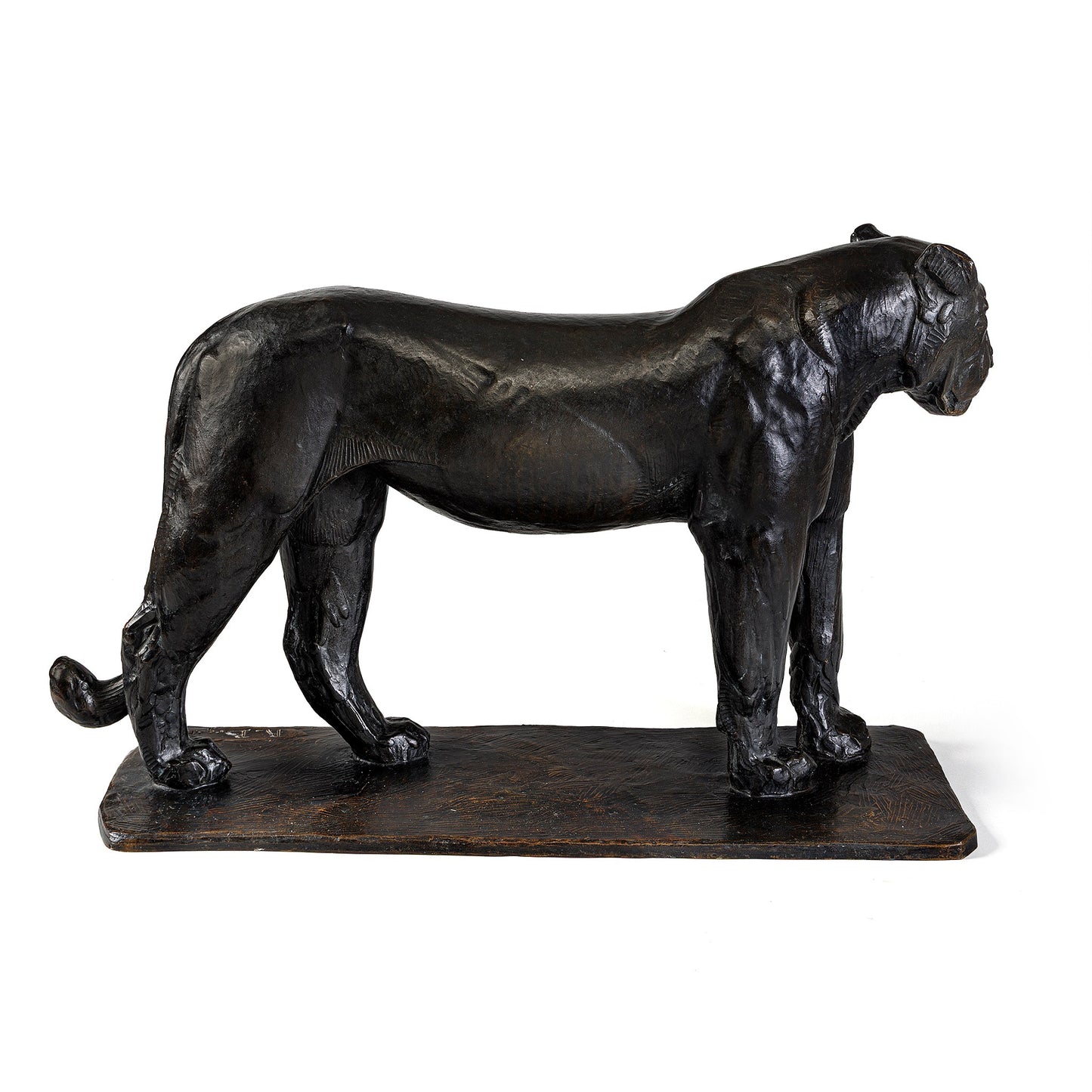 Macklowe Gallery Rembrandt Bugatti "Lionne de Nubie" Bronze Sculpture