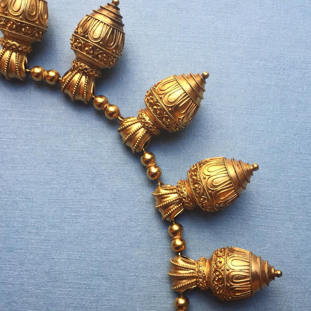 
                      
                        Macklowe Gallery Archaeological Revival Gold Necklace
                      
                    