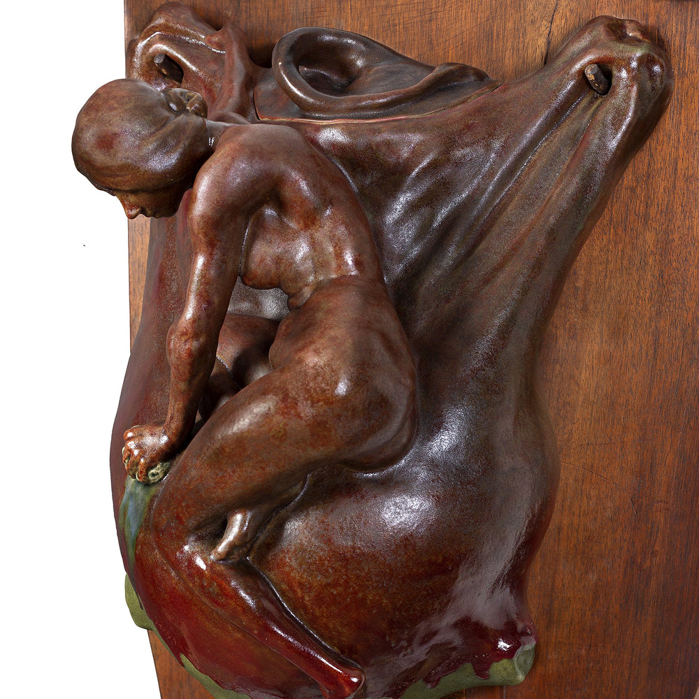 
                      
                        Macklowe Gallery François-Rupert Carabin  Ceramic Fountain Basin
                      
                    