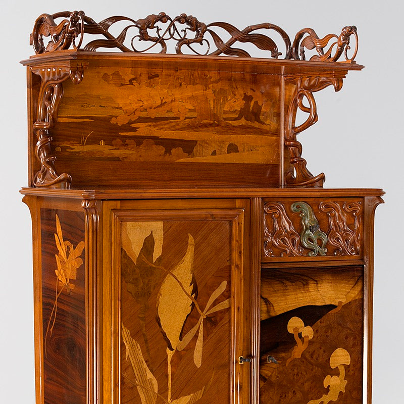 
                      
                        Macklowe Gallery Émile Gallé "Grenouilles" Fruitwood Cabinet
                      
                    