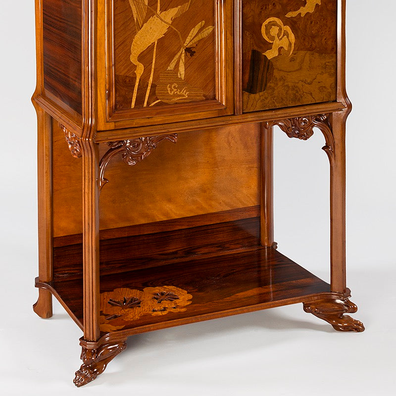 
                      
                        Macklowe Gallery Émile Gallé "Grenouilles" Fruitwood Cabinet
                      
                    