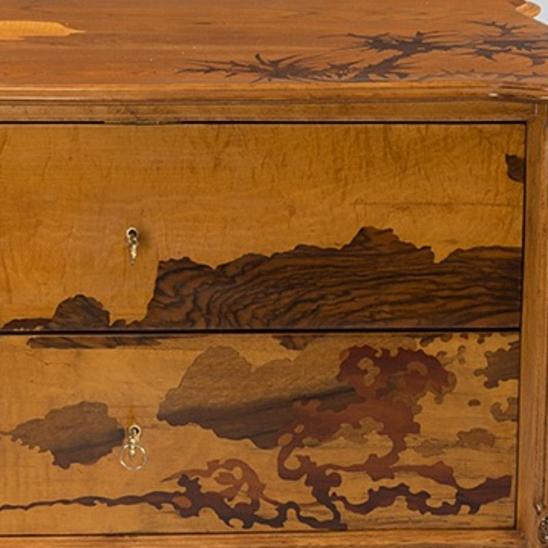 
                      
                        Macklowe Gallery Émile Gallé "Tale of Genji" Chest of Drawers
                      
                    