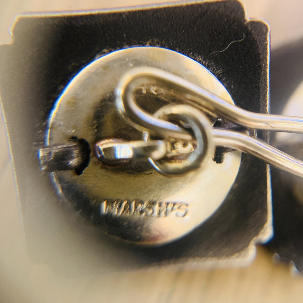 
                      
                        Marsh & Co. Patinated Steel and Pearl Cuff Link and Dress Set
                      
                    